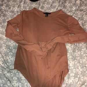 mauve body suit